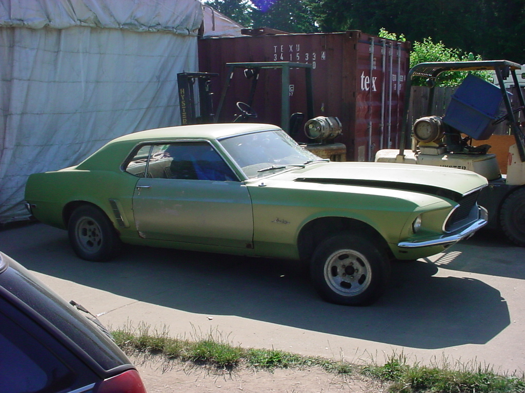 1969 Mustang R code coupe drag car restoration